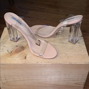 Nude Clear Heels